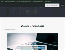 Tablet Screenshot of funnestapps.com